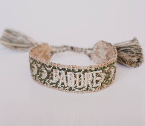 Pulsera hilos J'adore camo