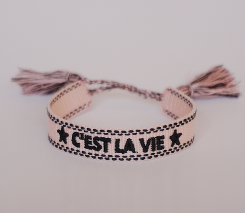 Pulsera hilos C'est la vie