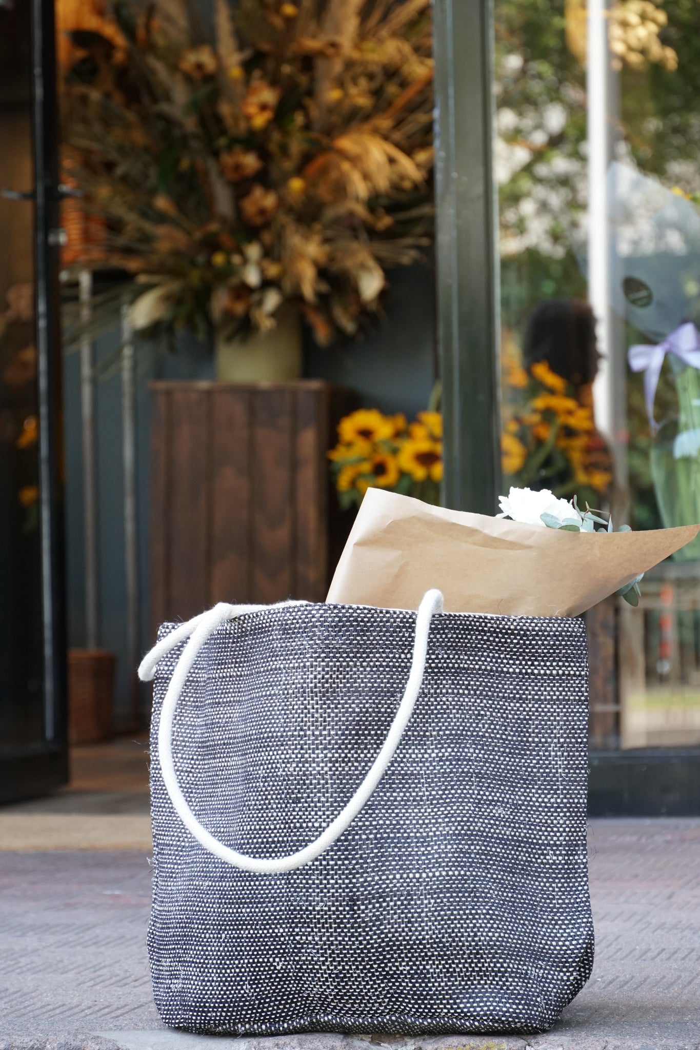 Fique Tote Jumbo - Black