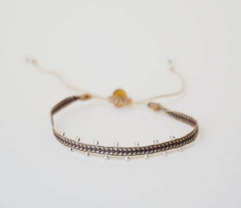 Pulsera con plata flechas