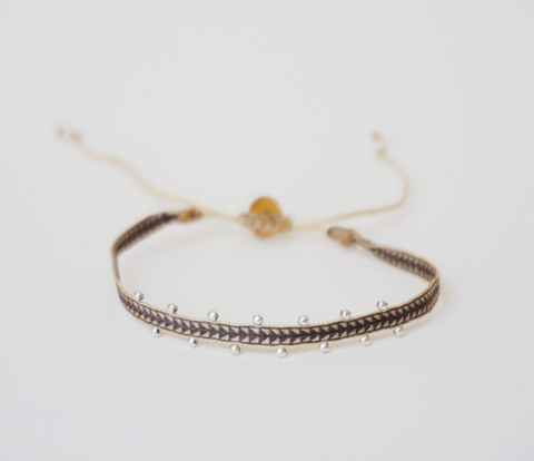 Pulsera con plata flechas