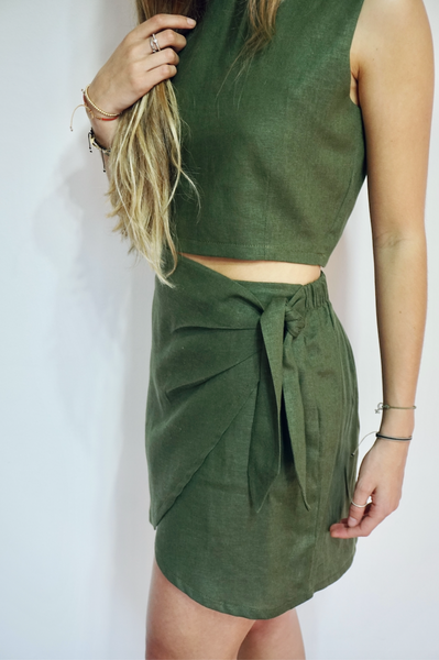 Pollera Amapola Verde