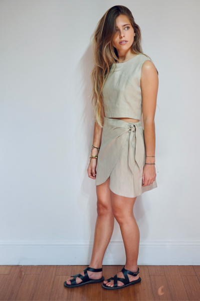 Pollera Amapola Arena